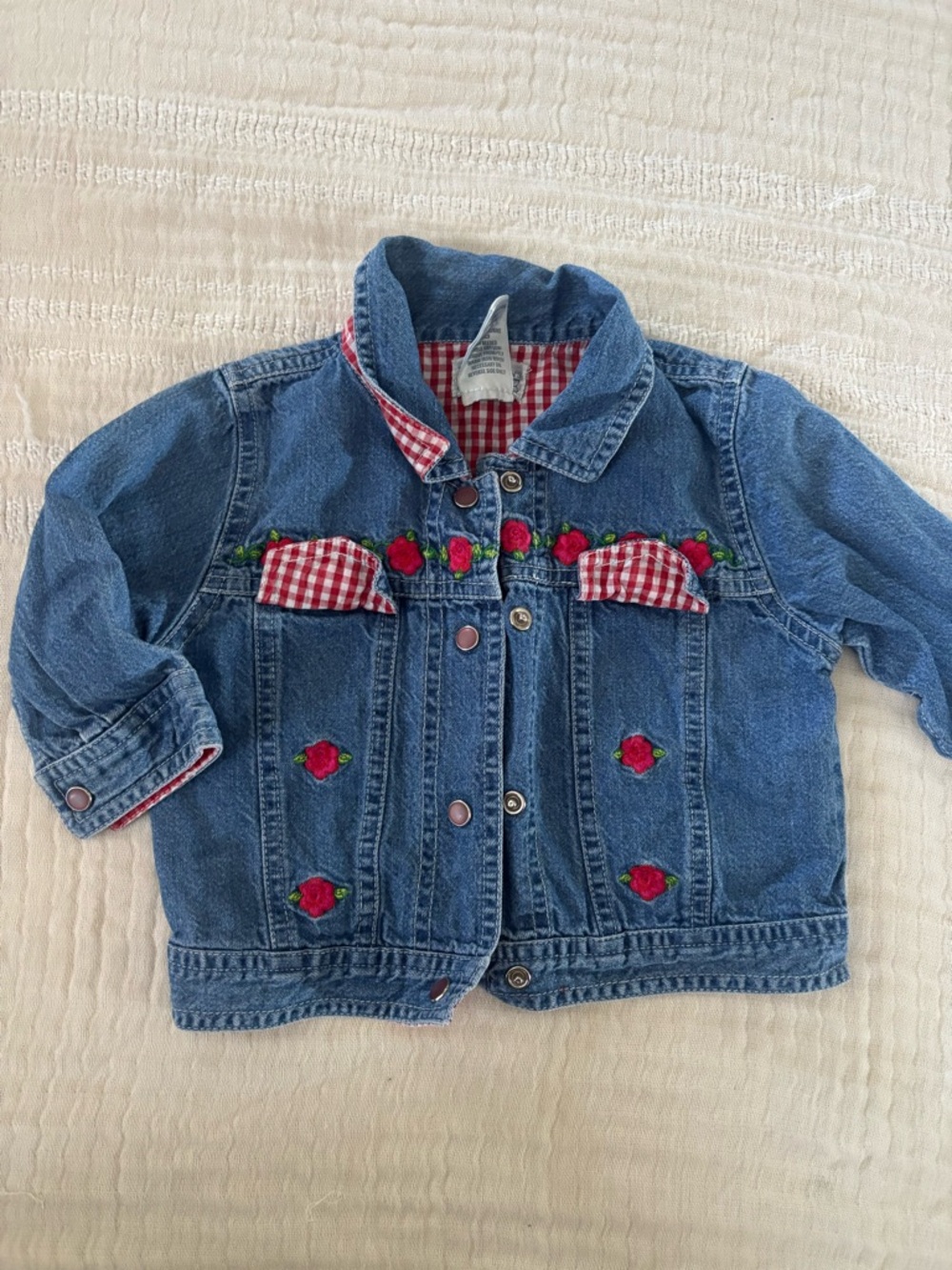 Vintage Girls Jean Jacket Size 12 months